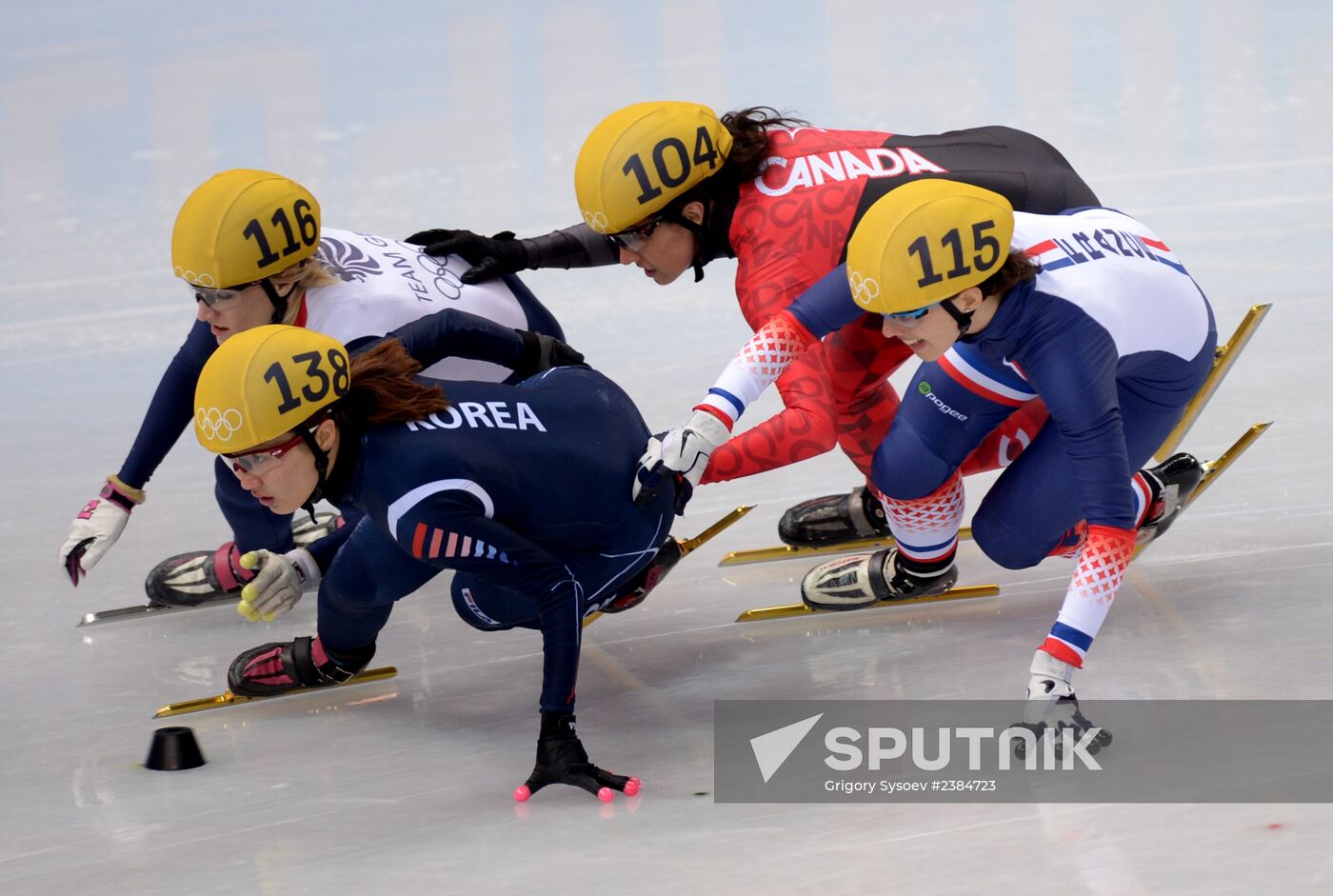 2014 Winter Olympics. Short track speed skating. Women. 1000m