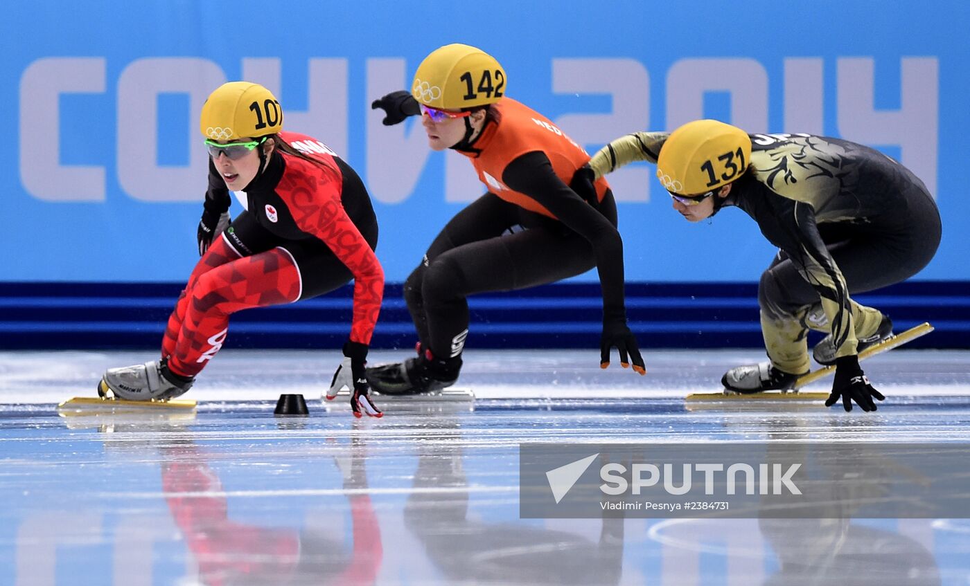 2014 Winter Olympics. Short track speed skating. Women. 1000m