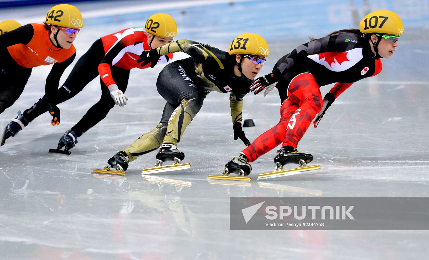 2014 Winter Olympics. Short track speed skating. Women. 1000m