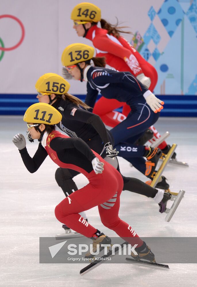 2014 Winter Olympics. Short track speed skating. Women. 1000m