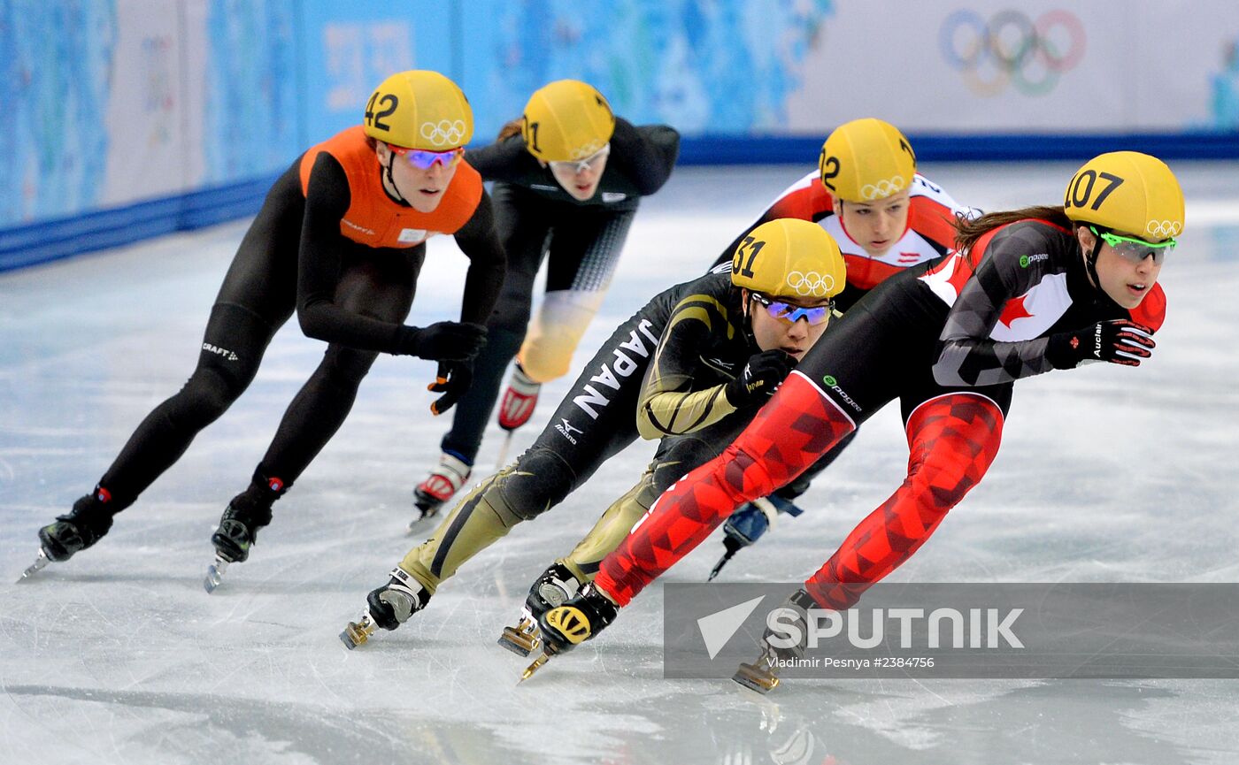 2014 Winter Olympics. Short track speed skating. Women. 1000m