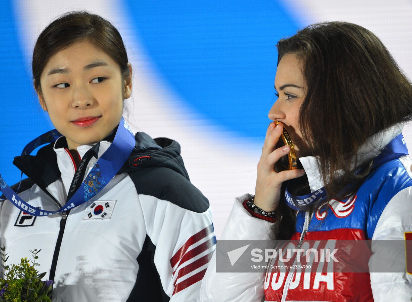 2014 Olympics. Award ceremony. Day Fourteen