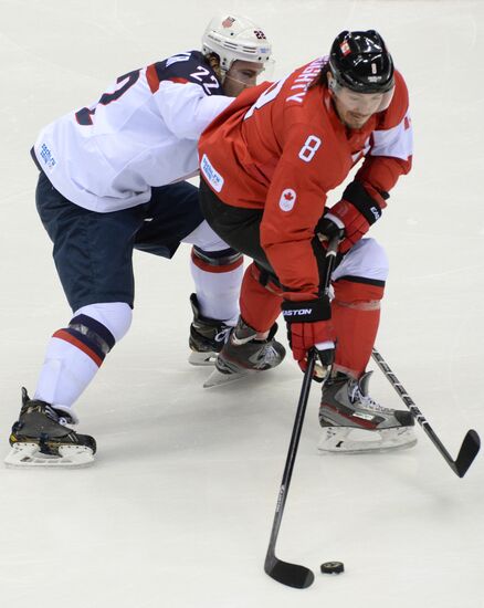 2014 Winter Olympics. Ice hockey. Men. USA vs. Canada