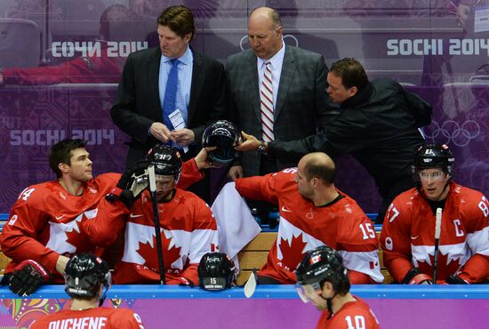 2014 Winter Olympics. Ice hockey. Men. USA vs. Canada