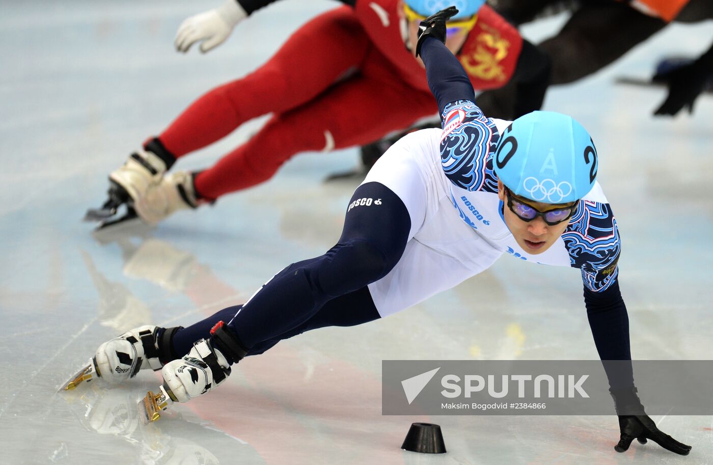 2014 Winter Olympics. Short track speed skating. Men. 500m