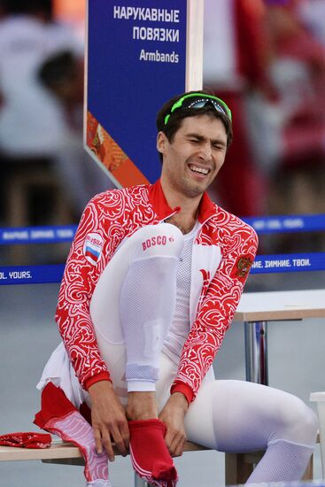 2014 Winter Olympics. Speed skating. Men. Team pursuit. Preliminary rounds