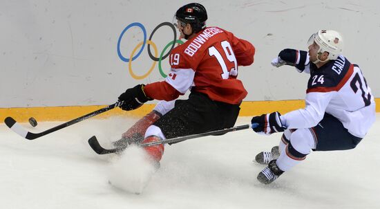 2014 Winter Olympics. Ice hockey. Men. USA vs. Canada
