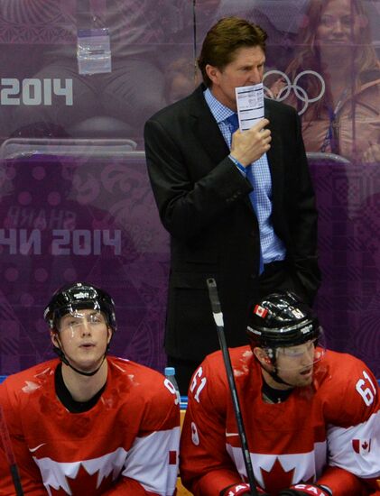 2014 Winter Olympics. Ice hockey. Men. USA vs. Canada
