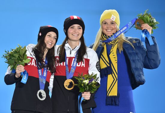 2014 Winter Olympics. Medal ceremony. Day Fourteen