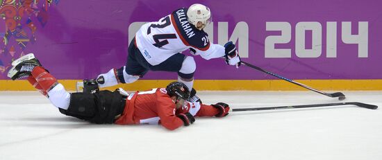 2014 Winter Olympics. Ice hockey. Men. USA vs. Canada