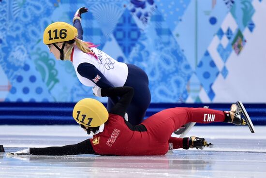 2014 Winter Olympics. Short track speed skating. Women. 1000m