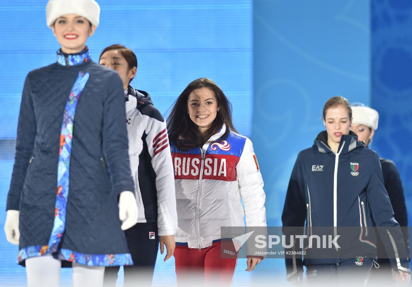 2014 Olympics. Award ceremony. Day Fourteen
