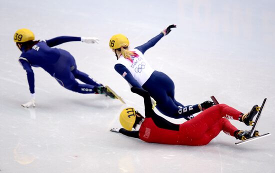 2014 Winter Olympics. Short track speed skating. Women. 1000m
