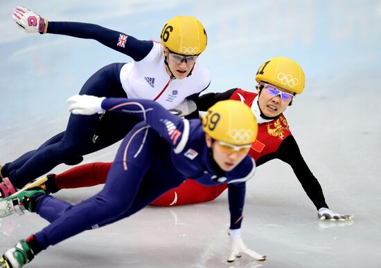 2014 Winter Olympics. Short track speed skating. Women. 1000m