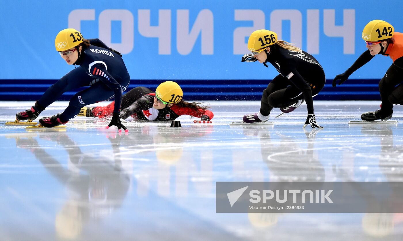 2014 Winter Olympics. Short track speed skating. Women. 1000m
