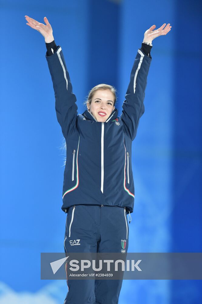 2014 Winter Olympics. Medal ceremony. Day Fourteen