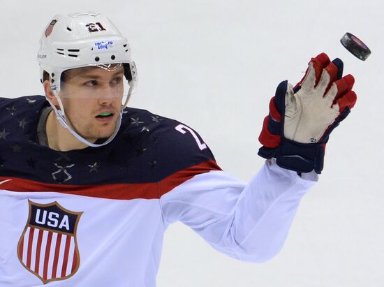 2014 Winter Olympics. Ice hockey. Men. USA vs. Canada
