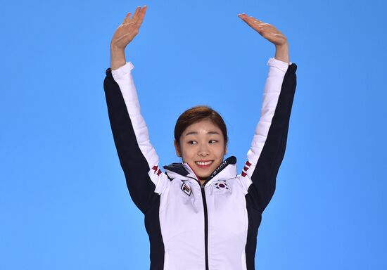 2014 Winter Olympics. Medal ceremony. Day Fourteen