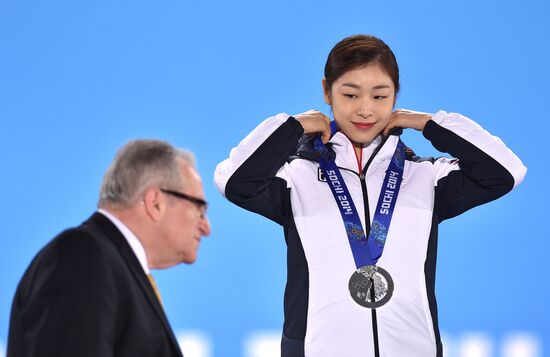 2014 Winter Olympics. Medal ceremony. Day Fourteen