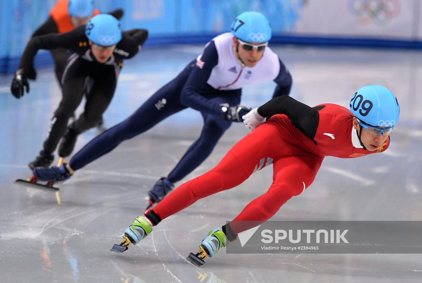 2014 Winter Olympics. Short track speed skating. Men. 500m