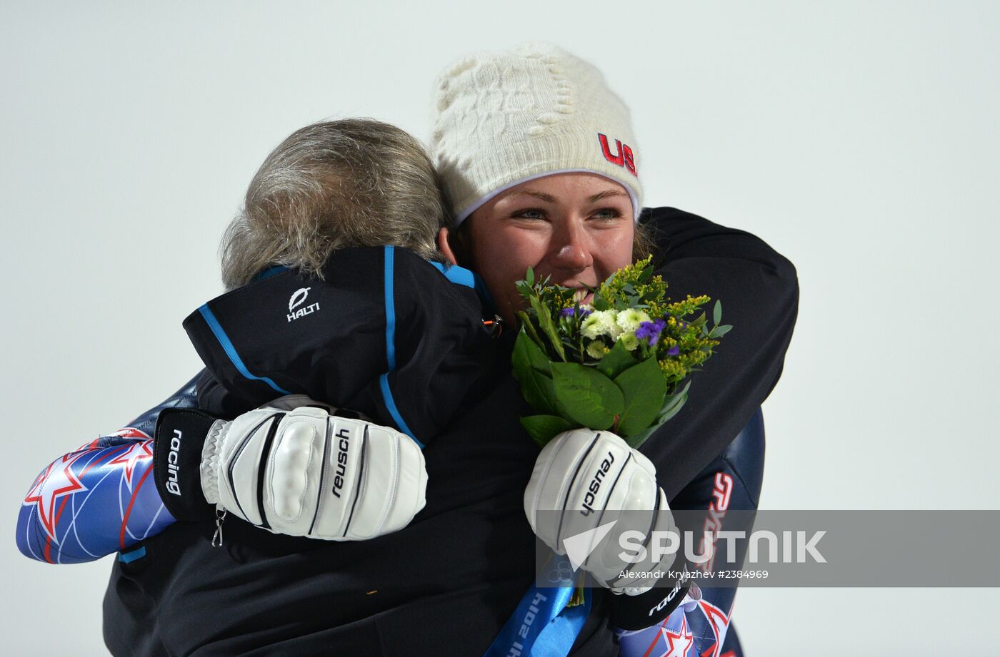 2014 Winter Olympics. Alpine skiing. Women. Slalom