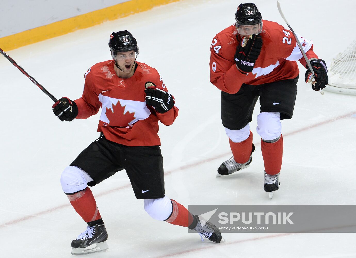 2014 Winter Olympics. Ice hockey. Men. USA vs. Canada