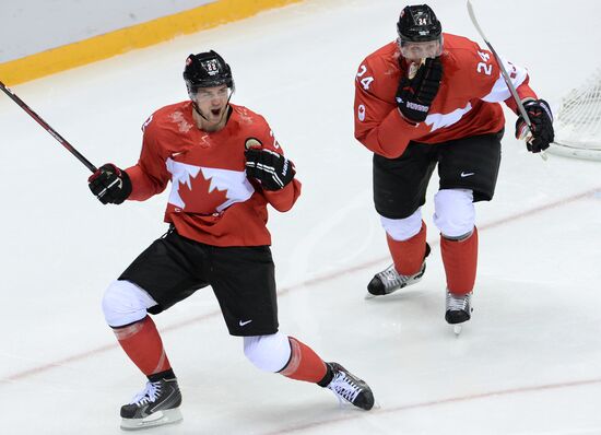 2014 Winter Olympics. Ice hockey. Men. USA vs. Canada