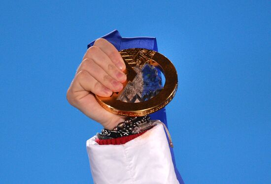 2014 Winter Olympics. Medal ceremony. Day Fourteen