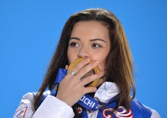 2014 Winter Olympics. Medal ceremony. Day Fourteen