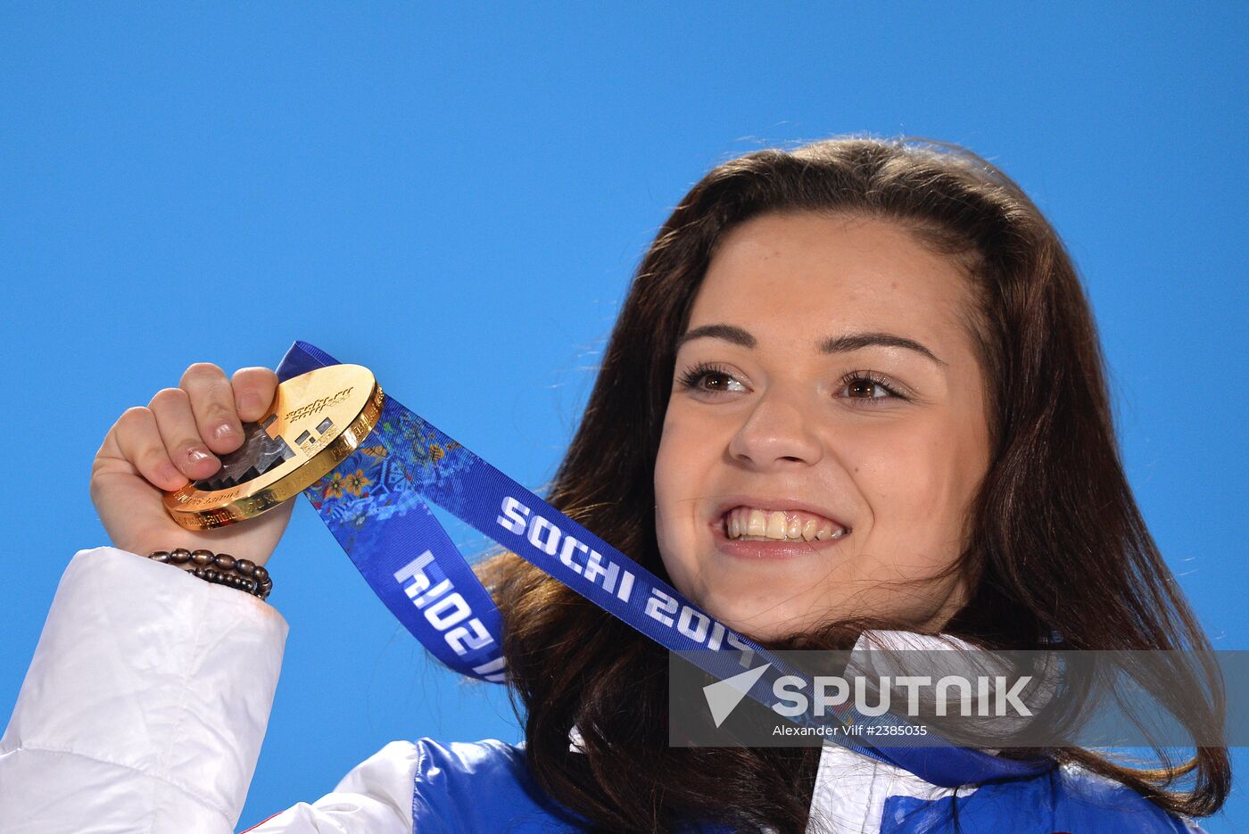2014 Winter Olympics. Medal ceremony. Day Fourteen