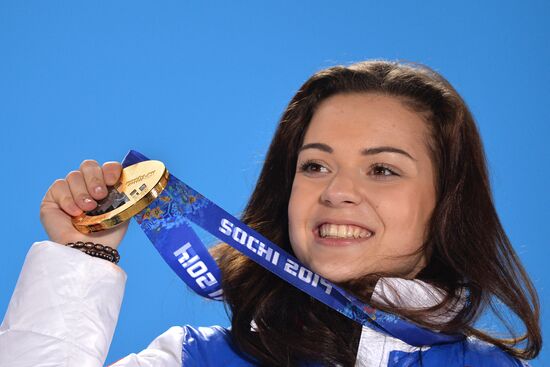2014 Winter Olympics. Medal ceremony. Day Fourteen