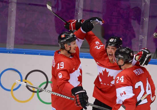 2014 Winter Olympics. Ice hockey. Men. USA vs. Canada