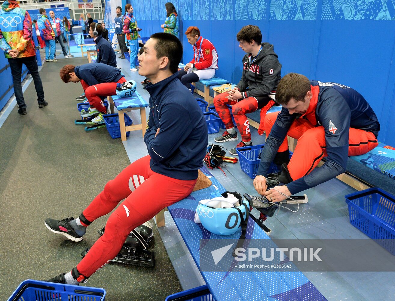 2014 Winter Olympics. Short track speed skating. Men. 500m