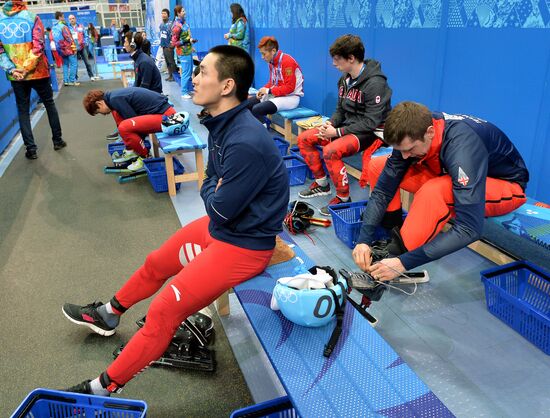 2014 Winter Olympics. Short track speed skating. Men. 500m