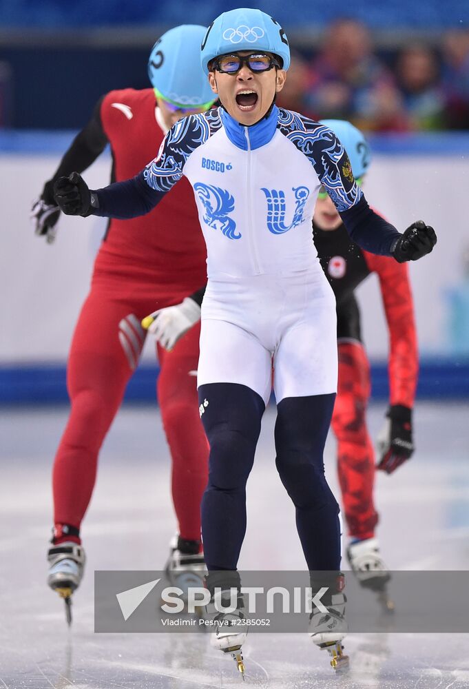 2014 Winter Olympics. Short track speed skating. Men. 500m