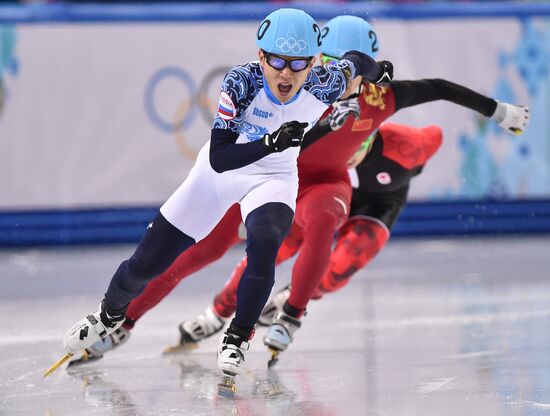 2014 Winter Olympics. Short track speed skating. Men. 500m