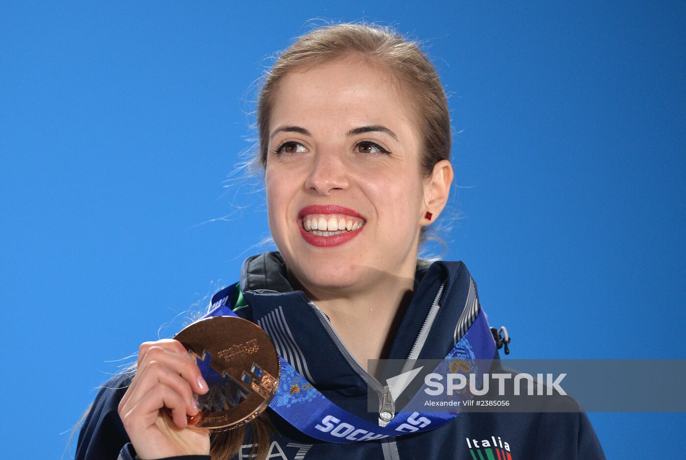 2014 Winter Olympics. Medal ceremony. Day Fourteen