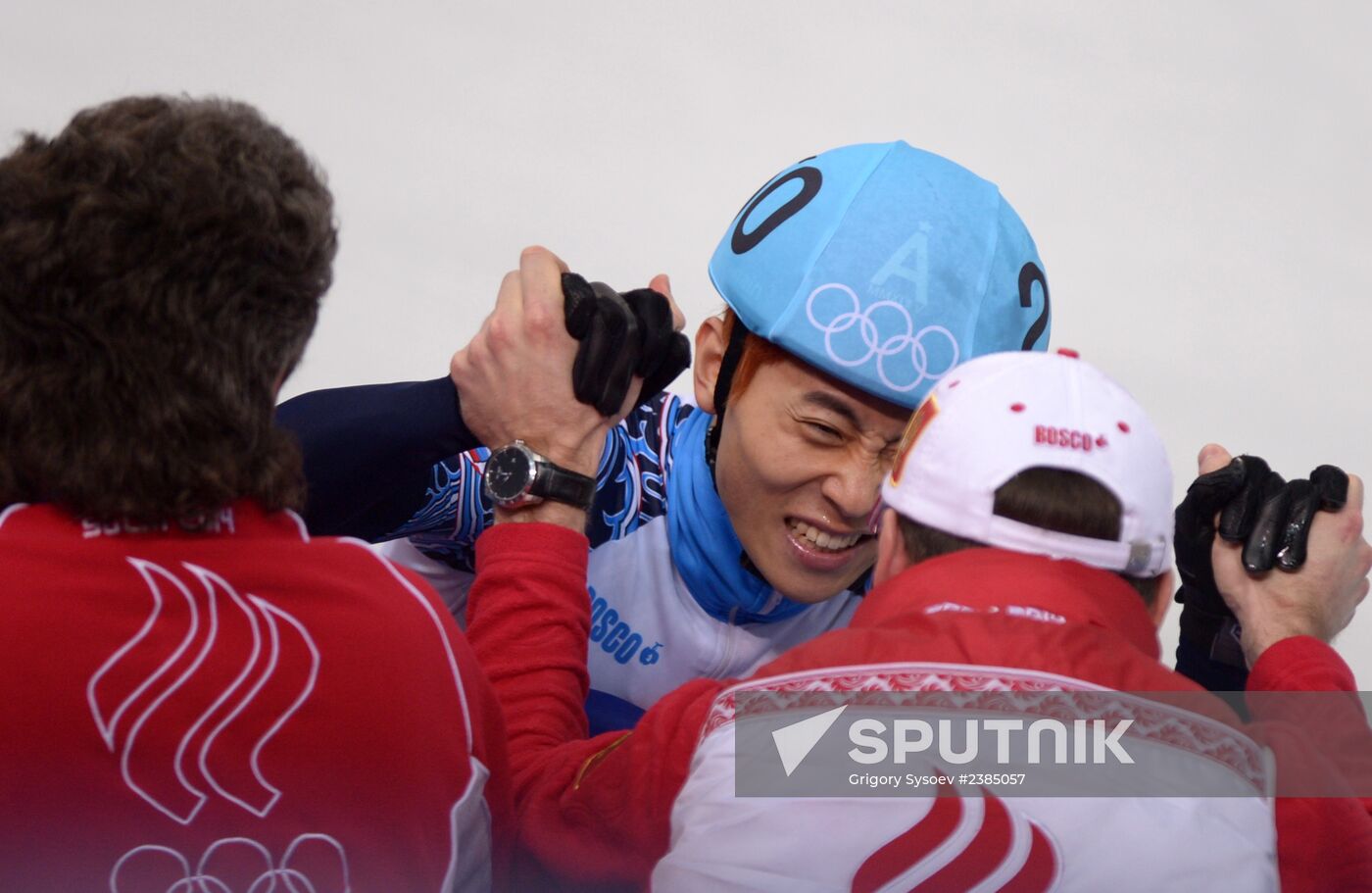 2014 Winter Olympics. Short track speed skating. Men. 500m