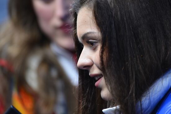 2014 Winter Olympics. Medal ceremony. Day Fourteen