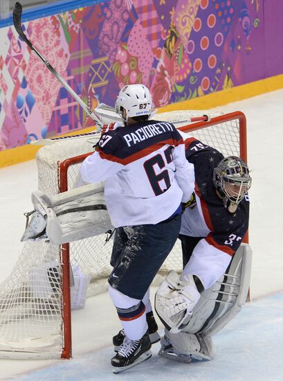 2014 Winter Olympics. Ice hockey. Men. USA vs. Canada