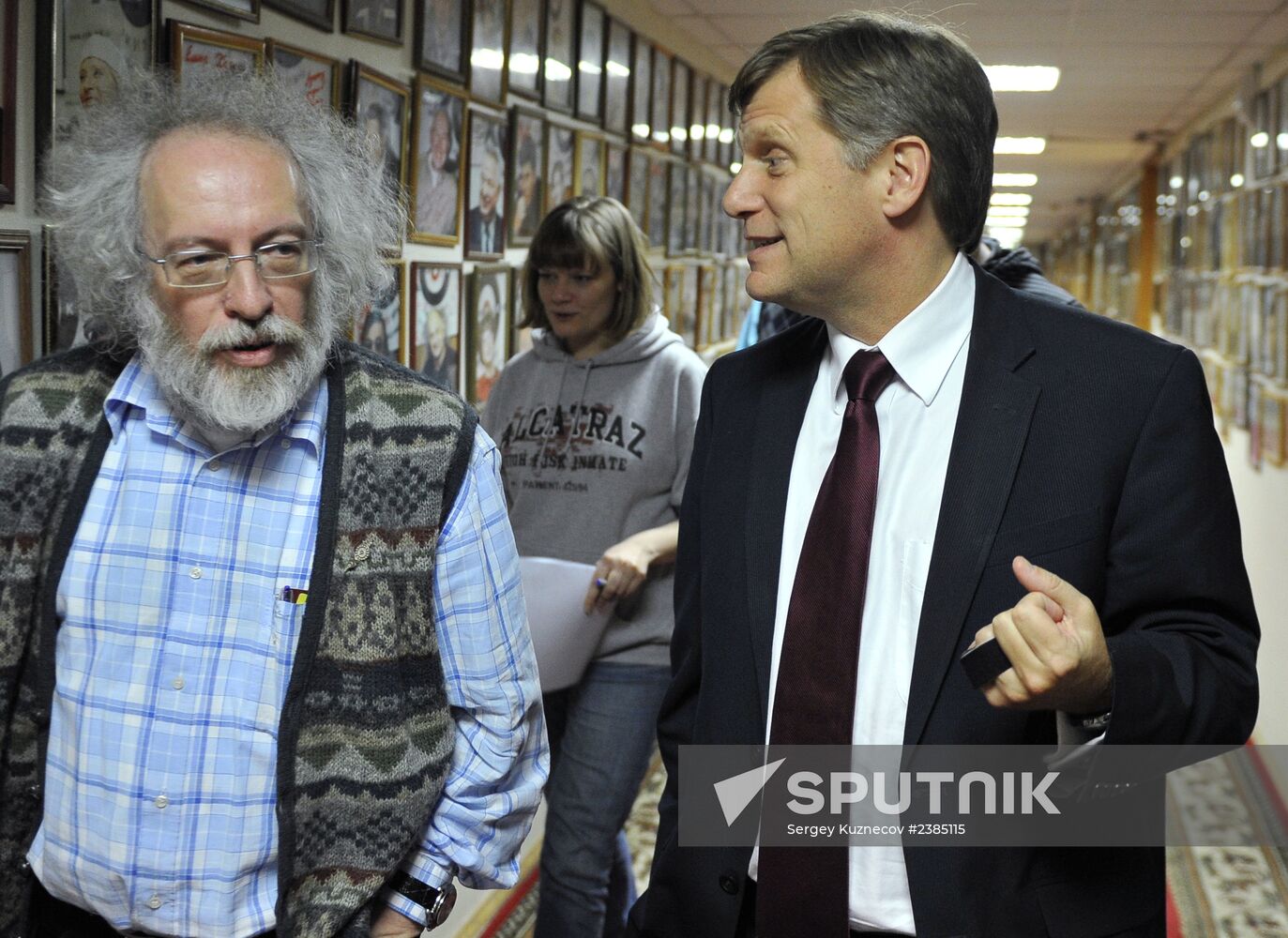 US Ambassador to Russia Michael McFaul speaking live at Echo of Moscow radio station