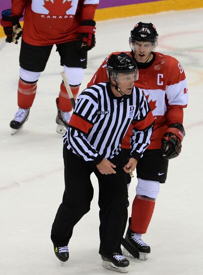 2014 Winter Olympics. Ice hockey. Men. USA vs. Canada