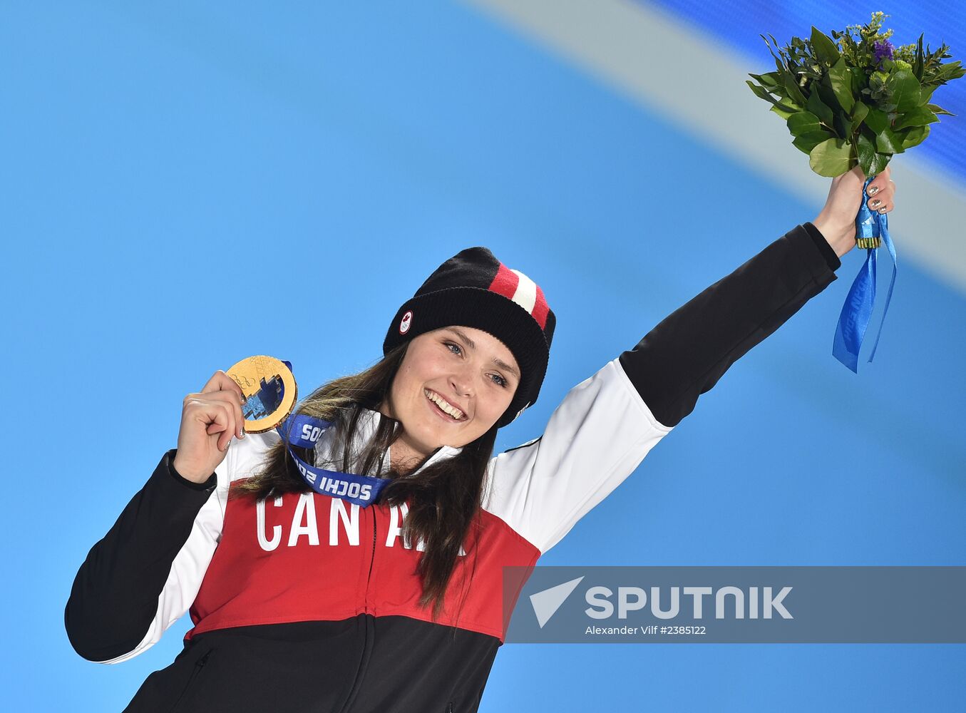 2014 Winter Olympics. Medal ceremony. Day Fourteen
