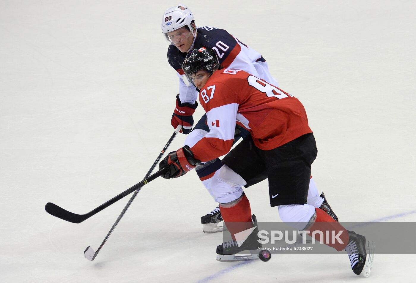 2014 Winter Olympics. Ice hockey. Men. USA vs. Canada