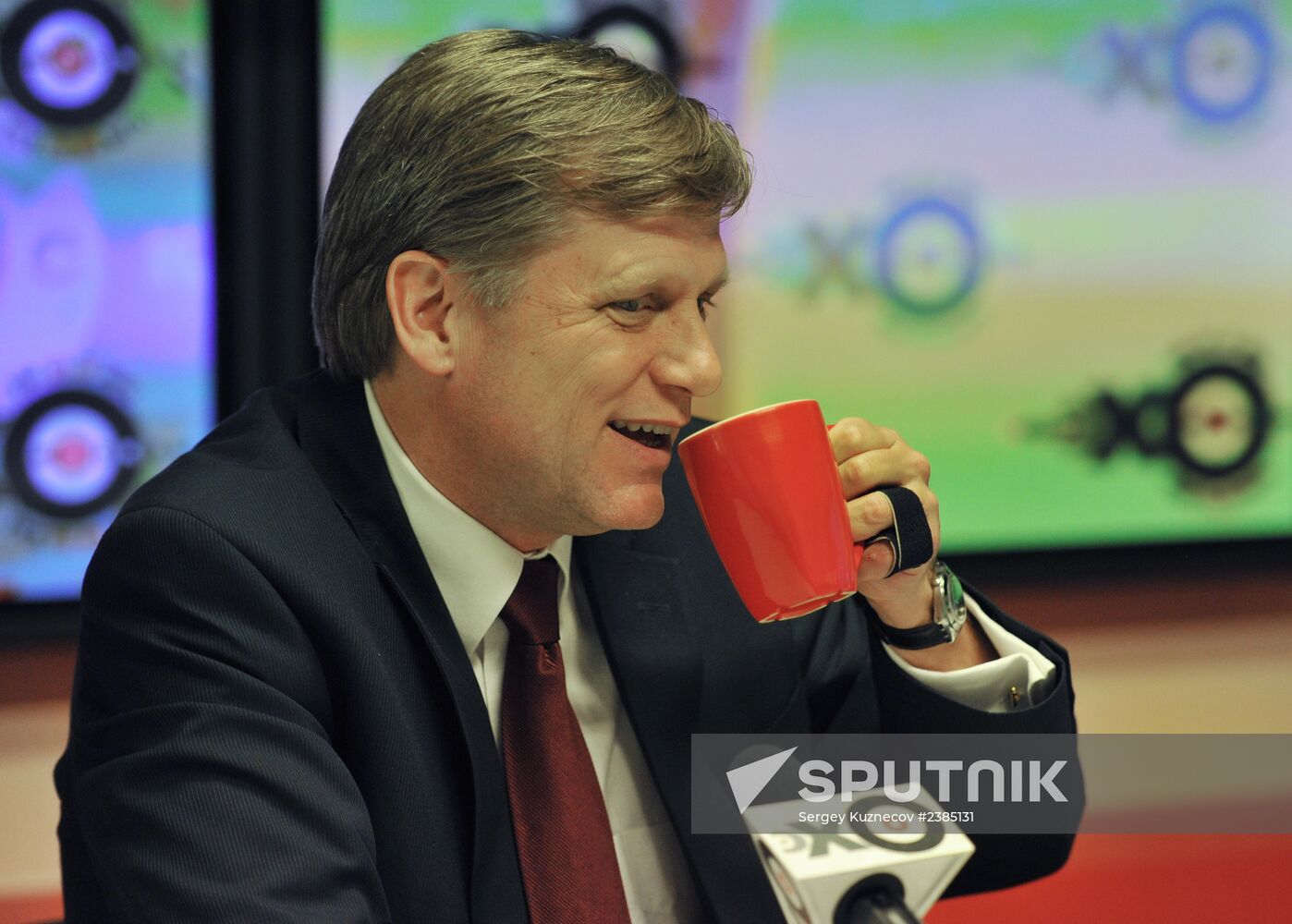 US Ambassador to Russia Michael McFaul speaking live at Echo of Moscow radio station