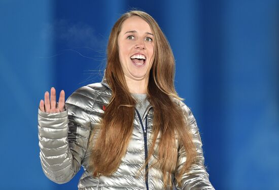 2014 Winter Olympics. Medal ceremony. Day Fourteen