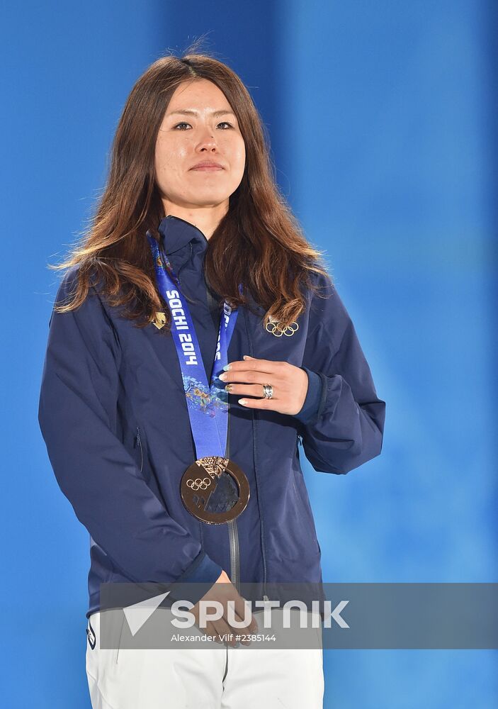 2014 Winter Olympics. Medal ceremony. Day Fourteen