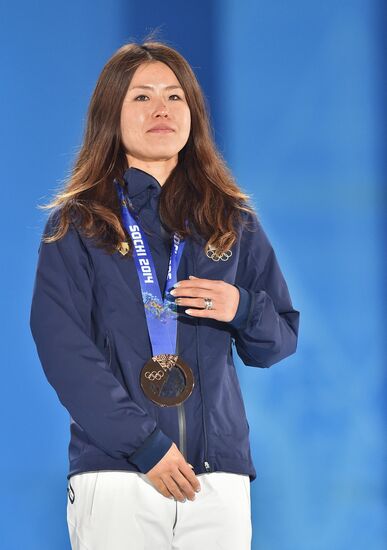2014 Winter Olympics. Medal ceremony. Day Fourteen