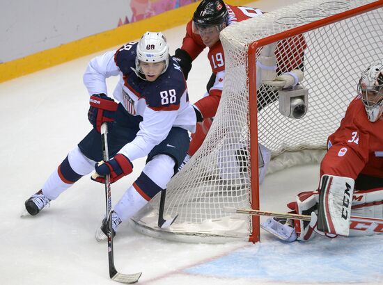2014 Winter Olympics. Ice hockey. Men. USA vs. Canada