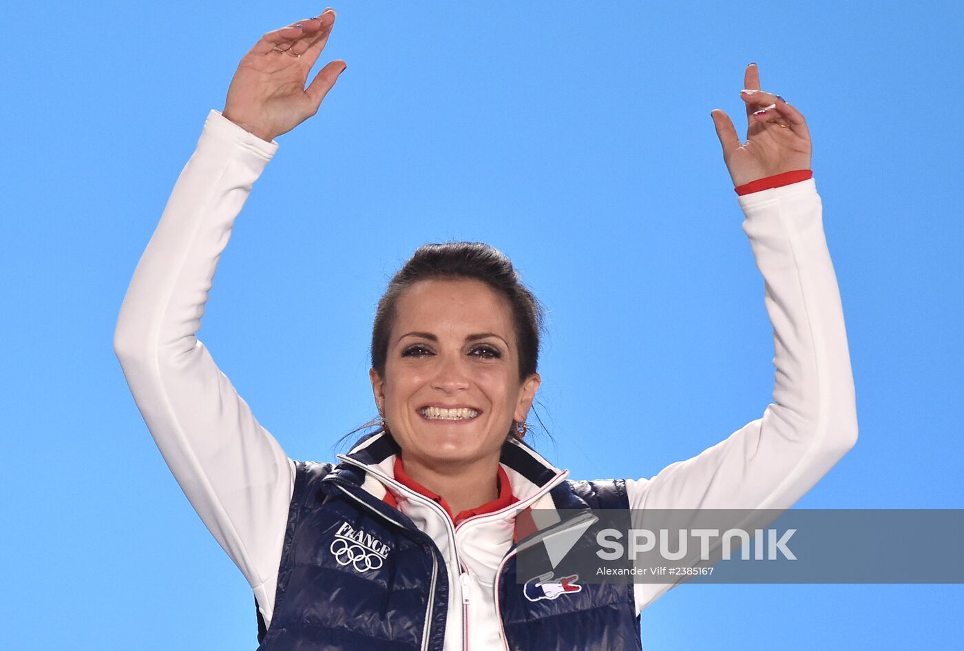2014 Winter Olympics. Medal ceremony. Day Fourteen
